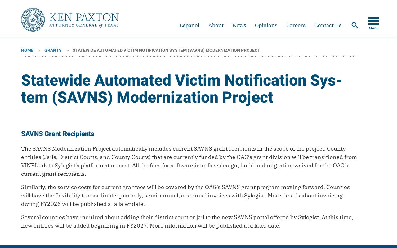 Texas 2026 Robertson County VINE to IVSS platform transition